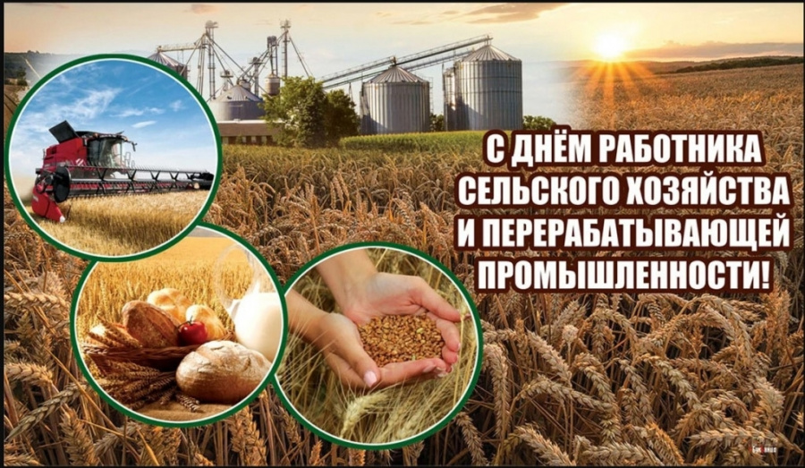 С днем работника сельского хозяйства и перерабатывающей промышленности!!!