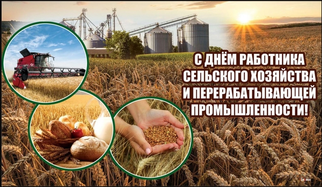 С днем работника сельского хозяйства и перерабатывающей промышленности!!!