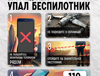 Дествия при обнаружении беспилотных воздушных судов